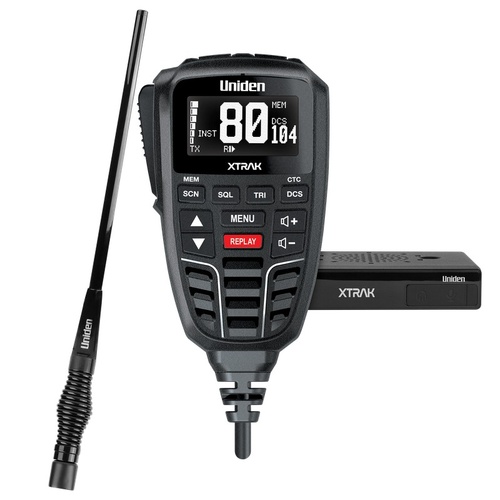 Uniden XTRAK80 SEPT BUNDLE - XTRAK 80 Smart UHF Radio + ATX890S Heavy Duty Raydome Antenna