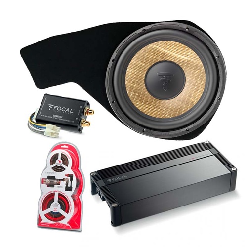 Focal Flax Subwoofer & Amplifier Package to suit Nissan Y62 Patrol