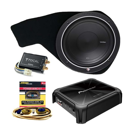 Rockford Fosgate Subwoofer & Amplifier Package to suit Nissan Y62 Patrol