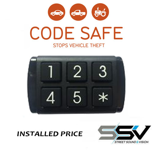 Code Safe Touch Pad Immobiliser INSTALLED INTO YOUR CAR by SSV Only