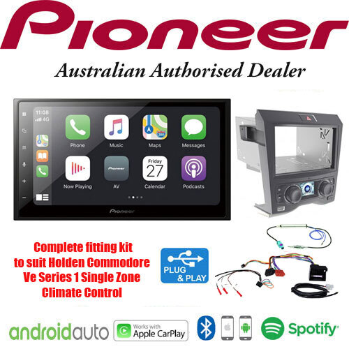 Pioneer DMHZ5350BT kit to suit Holden commodore ve series 1