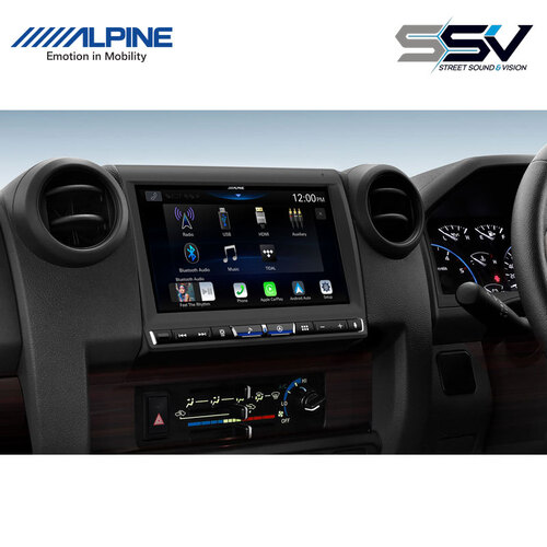 Alpine i905-LC70 Multimedia headunit replacement solution to suit LandCruiser 70 Series