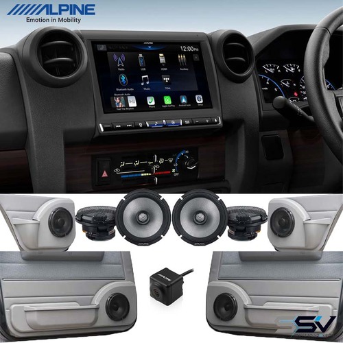 Alpine i905-LC70 9" Audio Kit To Suit Toyota 79 Series Land Cruiser Dual Cab / 76 Series Station Wagon