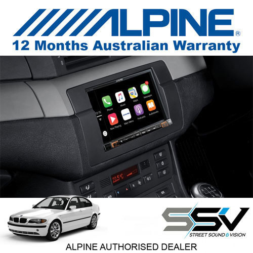 Alpine 7″ iLX-702E46 to suit BMW E46 Series Apple CarPlay / Android Auto