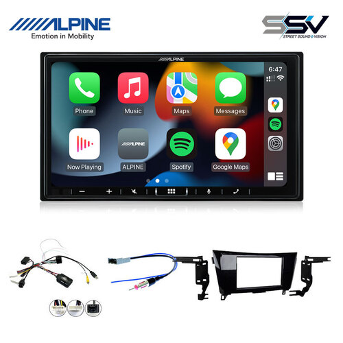 Alpine ILX-407A 7”  Head Unit kit to suit Nissan Qashqai 2014-2021 J11