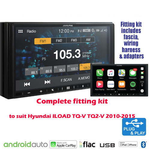 Alpine iLX-W650E kit to suit Hyundai ILOAD TQ-V TQ2-V 2010-2015 [Facia: Grey]