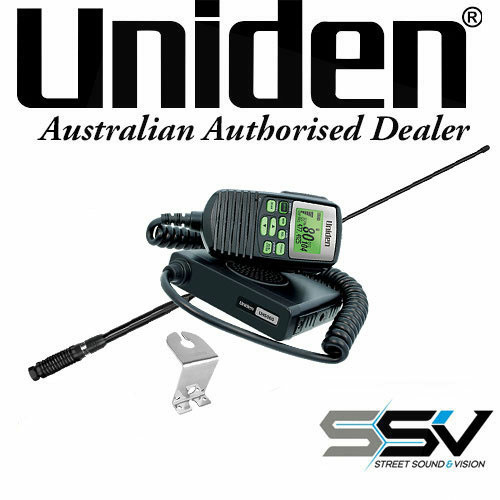 Uniden UH5060VP 80 CH UHF CB RADIO + AT850 6.6dBi Antenna & Mount Bracket Pack 