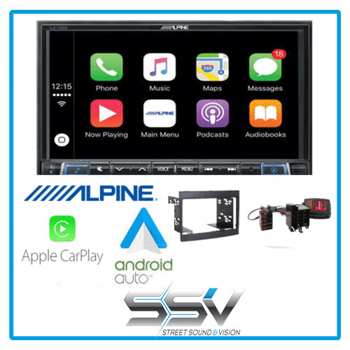APPLE CARPLAY/ANDROID AUTO to suit VY-VZ COMMODORE - ALPINE ILX702D